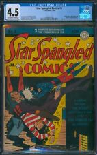 Star Spangled Comics #4 (1942) ⭐ CGC 4.5 ⭐ Sensation #1 Ad Golden Age DC Comic picture