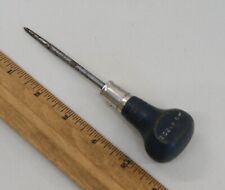 Vintage Stanley Handyman Scratch Awl No. H1202 Wood Handle USA Tool, SM2552 picture