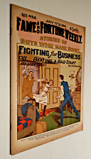 1914 Dime Store Novel ~ Fame & Fortune Weekly ~ Fighting For Business picture