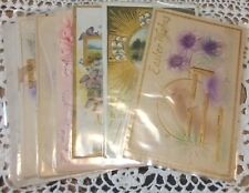 Antique Lot Of 7 Easter Post Cards Early 1900's picture