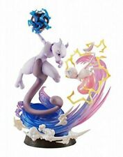 G.E.M.EX Series Pokemon Mew and Mewtwo PVC Painted Figure MegaHouse from Japan picture