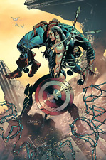 Power Princes 11x17 Captain America POSTER Marvel Comics art Wonder Woman MCU picture