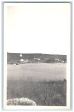 c1940's Town View Isle Au Haut Massachusetts MA RPPC Photo Unposted Postcard picture