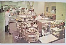 Stroh Brewing Company Laboratory Detroit Michigan Vtg Postcard Chrome Unposted picture