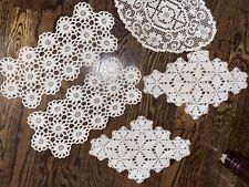 Crochet Doily Lot of 5 picture