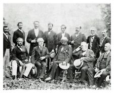 GENERAL ROBERT E. LEE AND HIS CIVIL WAR CONFEDERATE GENERALS 1869 8X10 PHOTO picture