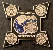 HSI Operation Citadel Challenge Coin ~ Rare International Operations Coin 2'x2' picture