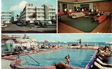 Miami Beach Florida Motel Bancroft Hotel Apartments Postcard Unposted Vintage picture