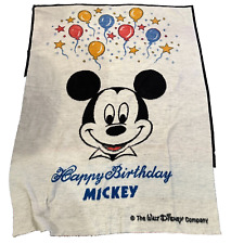 Vintage 1994 Walt Disney Happy Birthday Mickey Mouse Beach Towel  picture