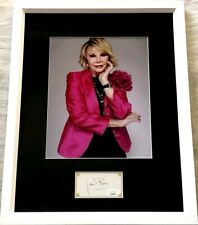 Joan Rivers autographed signed autograph matted & framed 8x10 portrait photo JSA picture