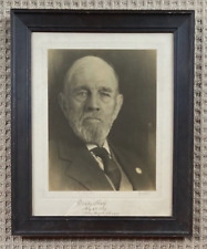 ORIGINAL  US CIVIL WAR MAN LIFE SIZE ID'D PHOTO by GARDNER PERIOD FRAMED 1928 picture