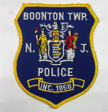 Boonton Township Police New Jersey NJ Patch K4 picture