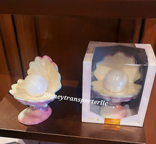 2023 Disney Parks Princess The Little Mermaid Desk Accent Lamp Shell Pearl New picture
