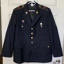 Defense Logistic Agency by Bremen Bowdon 46R Military Jacket Navy Blue With Pins picture