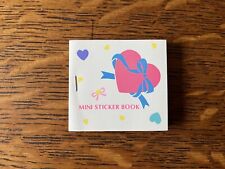 Sanrio Mini Sticker Book Heart Vintage Complete picture