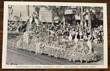 1935 Tournament of Roses Parade, Pasadena, Calif. Vintage Postcard picture