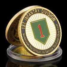 U.S. Army 1st Infantry Division Challenge Coin Military Veteran Gift picture