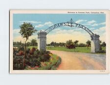 Postcard Entrance to Pawnee Park, Columbus, Nebraska picture