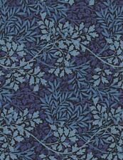 William Morris Foliage Woodrow John Dearle 1897 Reproduction Pre-cut FQ's Blue picture
