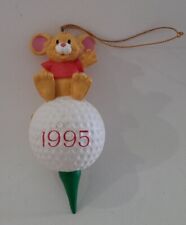 American Greetings Christmas Ornament Mouse Golfball AGC 1995 Vintage Read ⬇️ picture