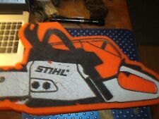 STIHL CHAIN SAW HAT shaped ORANGE USED picture