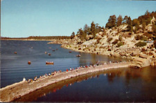 Big Bear Lake California CA Fishing c1950s Vintage Postcard picture