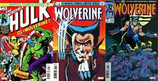 Hulk 181 & Wolverine 1 1982 & 1988 Facsimile Set NM Marvel Classic Reprints picture