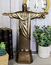 Christ The Redeemer Statue Of Jesus Brazil Corocovado Landmark Figurine 11.5