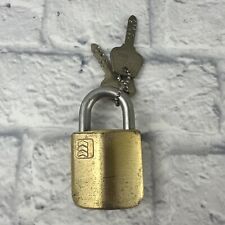 Vintage Sargent KESO dimple key padlock With 2 Keys. Functions Properly picture