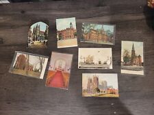Lot Of 8 Vintage Postcards Churches And Cathedrals Architecture Buildings READ picture