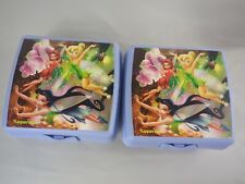 Tupperware Disney  Princess Packables  Sandwich Case Tinkerbell Lot Of 2 3752A picture