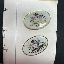 Disney Cruise Line Inaugural Sailings Pin Vintage 1998 2 In Lot Pre-Owned Stored picture