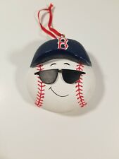 2001 Kurt Adler KSA Boston Red Sox Ceramic Baseball Ornament Sunglasses  picture