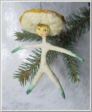 🎄🍄Vintage antique Christmas spun cotton ornament figure Mushroom #29324 picture