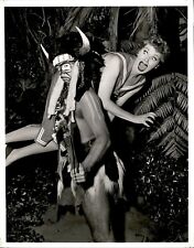 BR48 Rare Orig Photo LUCILLE BALL Lucy Quiz Actress Scream Scene Lifted by Man picture