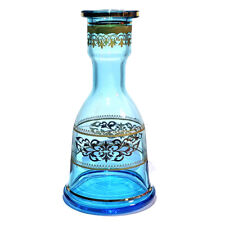 Hookah Vase Hookah Glass Handmade Premium Base Shisha Starbuzz KM- Sea Blue  picture