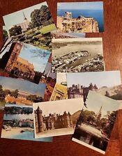 LOT OF 14 VTG  TRAVEL POSTCARDS  ENGLAND. MEXICO, YORSHIRE, ECT picture