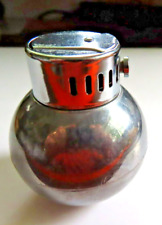 Rare 1930s J.A Bagley Tabletop Lighter Push Button Round Bobble Rolling Body  picture