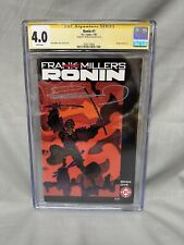 Frank Miller's Ronin #1 - CGC 4.0 signed Frank Miller (white pages) picture