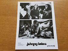 JOHNNY BRAVO 8x10 BLACK & WHITE Press Photo 90's ALT ROCK BAND Battershell picture