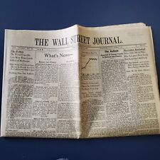 Wall Street Journal Newspaper 1972 Vintage 23 Pages 70s April 10, 1972 picture