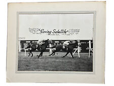 Rare Turfotos Horse Racing 1967 “Roving Satellite” 11”x14” Mounted Photograph picture