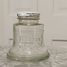 Vintage Old Grocery Liberty Bell Olives Jar Patriotic 1970s picture