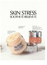 Almay Skin Stress Cream Sooth It Relieve It Vintage 1988 Print Advertisement picture