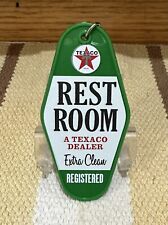 Texaco Rest Room Key Gas Oil Garage Vintage Style Wall Decor Sign Bathroom picture