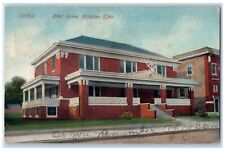 1915 Elks Home Exterior Building Field Atchison Kansas Vintage Antique Postcard picture
