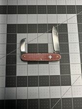 Victorinox Pruner Alox Red Old Cross Vintage Retired Rare - Dull - 6243 picture