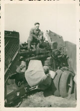 1944 WWII US Army 644th TD, SS Ordnance  France Photo Gi on artillery gun picture