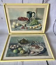 Pair Of Mid Century Still Life Prints Henk Bos picture