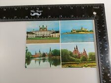 Noeth Zealand Four Royal Castles Denmark Postcard Multi-View   picture